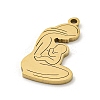 Mother's Day 201 Stainless Steel Pendants STAS-H188-01B-G-2
