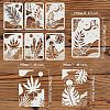 Plastic Reusable Drawing Painting Stencils Templates Sets DIY-WH0172-801-2