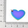 Ion Plating(IP) 304 Stainless Steel Stamping Blank Tag Pendants LS-STAS-I311-26RC-3