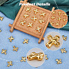80Pcs Alloy Beads TIBEB-SP0001-14G-6