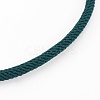 Braided Cotton Cord Bracelet Making MAK-L018-03A-04-G-2