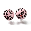 Printed Opaque Acrylic Beads OACR-S043-07E-1