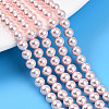 Baking Paint Pearlized Glass Pearl Bead Strands HY-N002-5mm-A10-1