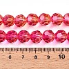 Baking Paint Transparent Glass Beads X1-DGLA-A035-T10mm-A02-5