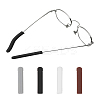 8Pcs 4 Colors Silicone Eyeglasses Ear Grip FIND-LP0009-86-3