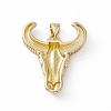Brass Black Enamel Pendants KK-I692-07G-2