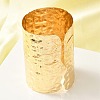 Textured Alloy Open Cuff Bangles for Women BJEW-K272-04G-4