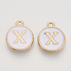 Golden Plated Alloy Charms X-ENAM-S118-01X-1