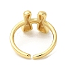 Brass Open Cuff Rings RJEW-U008-06H-G-3