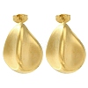 304 Stainless Steel Teardrop Stud Earrings EJEW-I312-02G-1