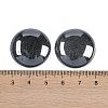 Synthetic Non-magnetic Hematite Cabochons G-H1596-FR-25mm-31-3