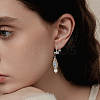 20Pcs 5 Colors Brass Clip-on Earring Findings KK-SP0002-52-5
