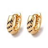 Ring Brass Micro Pave Cubic Zirconia Hoop Earrings EJEW-F384-05G-4