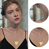 48Pcs 6 Style Brass Pendants KK-FH0005-49-5