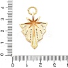 Brass Micro Pave Cubic Zirconia Pendants X-KK-L209-095G-3