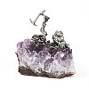 Natural Amethyst Cluster Base Sculpture G-N347-02B-3