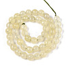 Dyed Natural White Jade Beads Strands X-G-T139-8mm-60-13-2