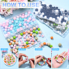 Food Grade Eco-Friendly Silicone Focal Beads SIL-YW0001-72B-5