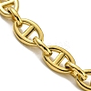 Ion Plating(IP) 304 Stainless Steel Oval Link Chain Bracelets LS-BJEW-D030-11A-G-2