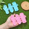 DIY DIY Cup Lid Dropping Adhesive Identification Label 40oz  Straw Fixing Label Plate Backpack Label Plate Silicone Making Kits DIY-CJ0002-75-4
