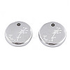 Non-Tarnish 316 Surgical Stainless Steel Charms STAS-S116-418J-P-2