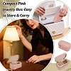 Portable Travel Rectangle PU Leather Jewelry Set Storage Zipper Boxes LBOX-WH0007-001A-5