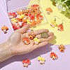 30Pcs 5 Styles Resin Pendants RESI-CJ0005-20-4