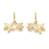 Brass Micro Pave Cubic Zirconia Pendants X-KK-N271-09G-1