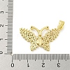 Real 18K Gold Plated Brass Micro Pave Cubic Zirconia Pendants KK-R159-08A-G-3