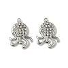 304 Stainless Steel Rhinestone Pendants STAS-V015-06P-1