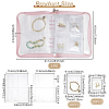 PVC Loose Leaf Jewelry Storage Bag ODIS-WH0038-90E-2