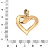 304 Stainless Steel Crystal Rhinestone Pendants STAS-Z097-17G-3