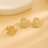 Alloy Stud Earrings & Cuff Rings FS-WGD31BF-12-1