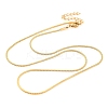 201 Stainless Steel Round Snake Chain Necklaces for Women LS-NJEW-G140-06B-G-1-1