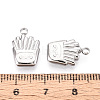 304 Stainless Steel Pendants X-STAS-T067-80P-3