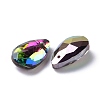 Faceted Teardrop Glass Pendants GLAA-O008-A20-3