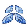 4Pcs Transparent Epoxy Resin Butterfly Wings Pendants RESI-C057-01C-1