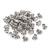 Tibetan Style Alloy Tube Bails TIBE-1183-AS-LF-2