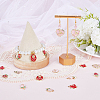 32Pcs 8 Style Rack Plating Alloy Enamel Pendants ENAM-SC0004-63-4