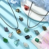 DIY Natural & Synthetic Mixed Gemstone Pendant Necklaces Making Kits DIY-YW0008-91-4