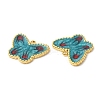 304 Stainless Steel Enamel Pendants STAS-K256-02G-01-2
