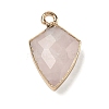 Natural Rose Quartz Pendants G-K422-01G-13-1