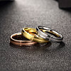 Fashionable 316L Titanium Steel Finger Rings for Women RJEW-BB07055-9-4