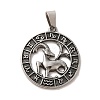 304 Stainless Steel Pendants LS-STAS-C084-01L-AS-1