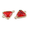 Transparent K9 Glass Connector Charms LS-GLAA-N038-60-F09-2