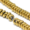 Electroplate Non-magnetic Synthetic Hematite Beads Strands G-T061-42F-3