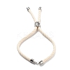 Twisted Nylon Cord Silder Bracelets DIY-B066-03P-28-2
