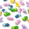 25Pcs 5 Styles Mini Tortoise & Duck Resin Display Decorations RESI-YW0001-61-4