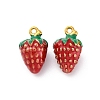 304 Stainless Steel Enamel Pendants STAS-B085-42G-03-1