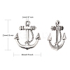 Tibetan Style Alloy Pendants LF0835Y-2
